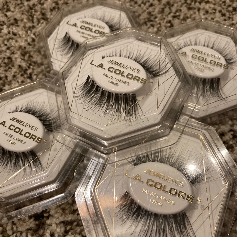 LA Colors lashes 5 for $12